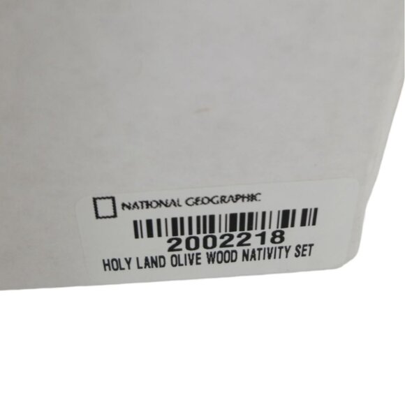 Nativity set Music Box of Carved Bethlehem Olive Wood National Geographic Origin - Picture 9 of 16